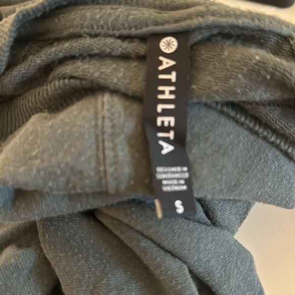 Athleta Mindset Long Sleeve Sweatshirt in Olive Green Size S - Picture 6 of 6
